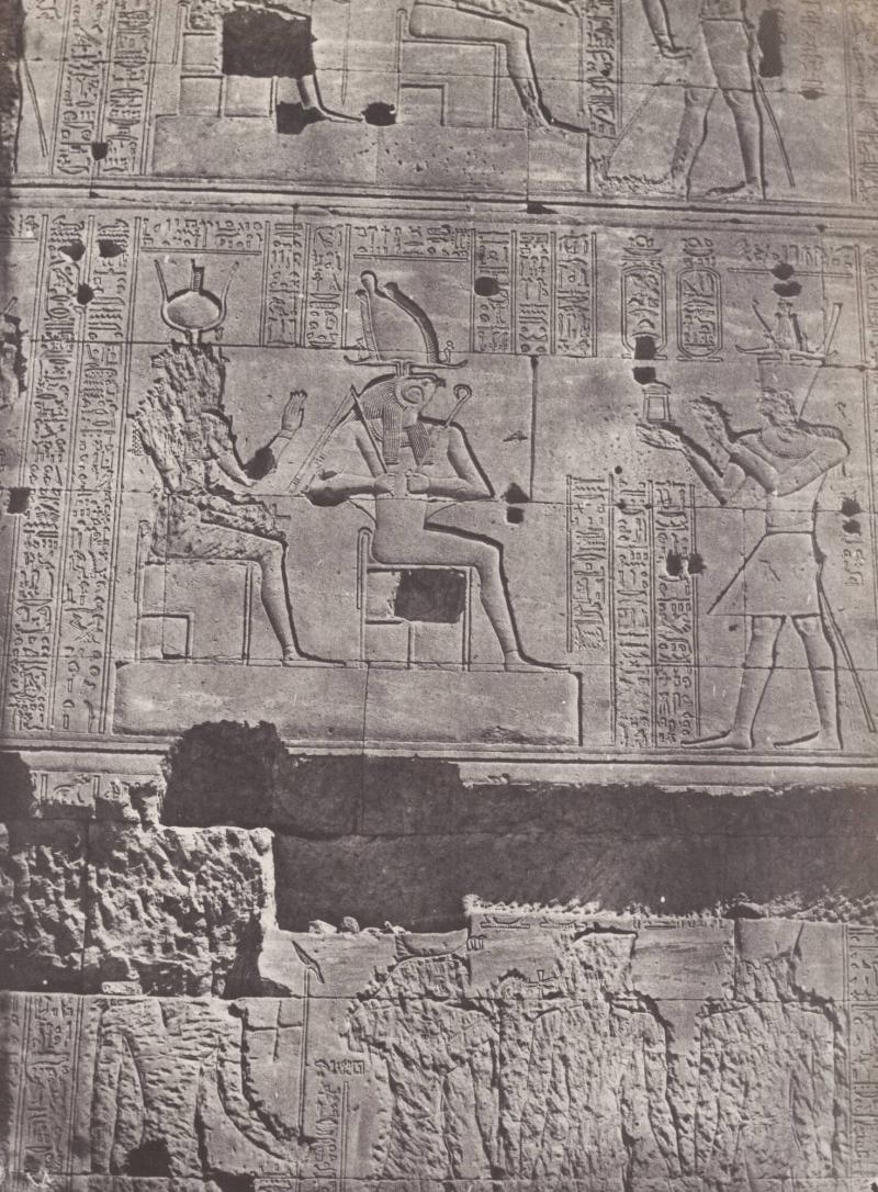 Nubie.  Grand Temple d'Isis, à Philoe.  Muraille Occidentale (Planche 78). Ur boken Egypt, Nubia, Palestine, and Syria: photographic pictures collected during the years 1849, 1850, and 1851.  Part 13