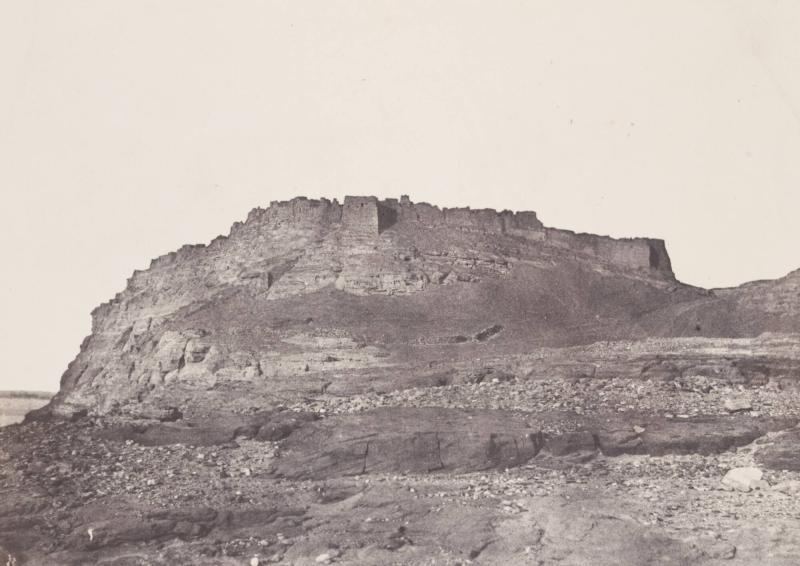 Nubie.  Fortresse d'Ibrym (Planche 100). Ur boken Egypt, Nubia, Palestine, and Syria: photographic pictures collected during the years 1849, 1850, and 1851.  Part 13