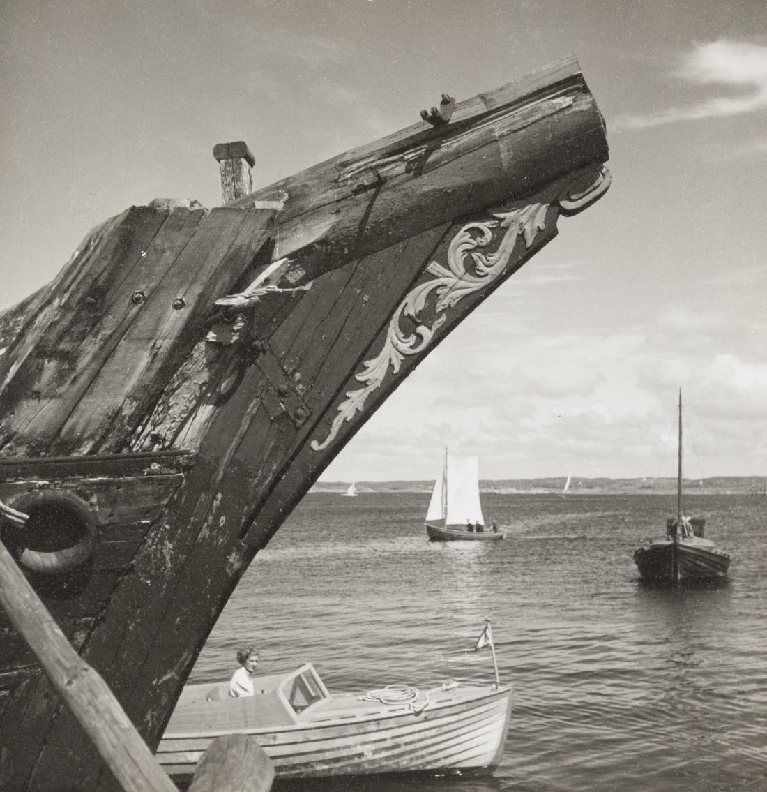 Gammalt vrak som vågbrytare, Hönö