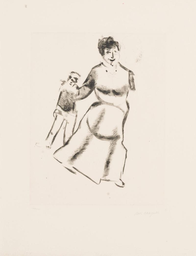 Frau und Kind