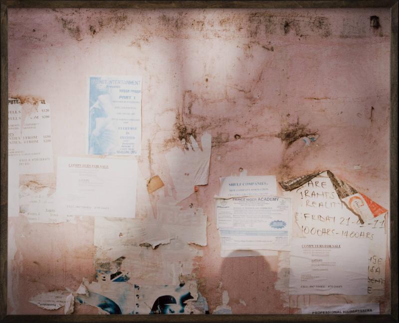 Untitled (Harare Wall). From the series 08-18 (Past Perfect)
