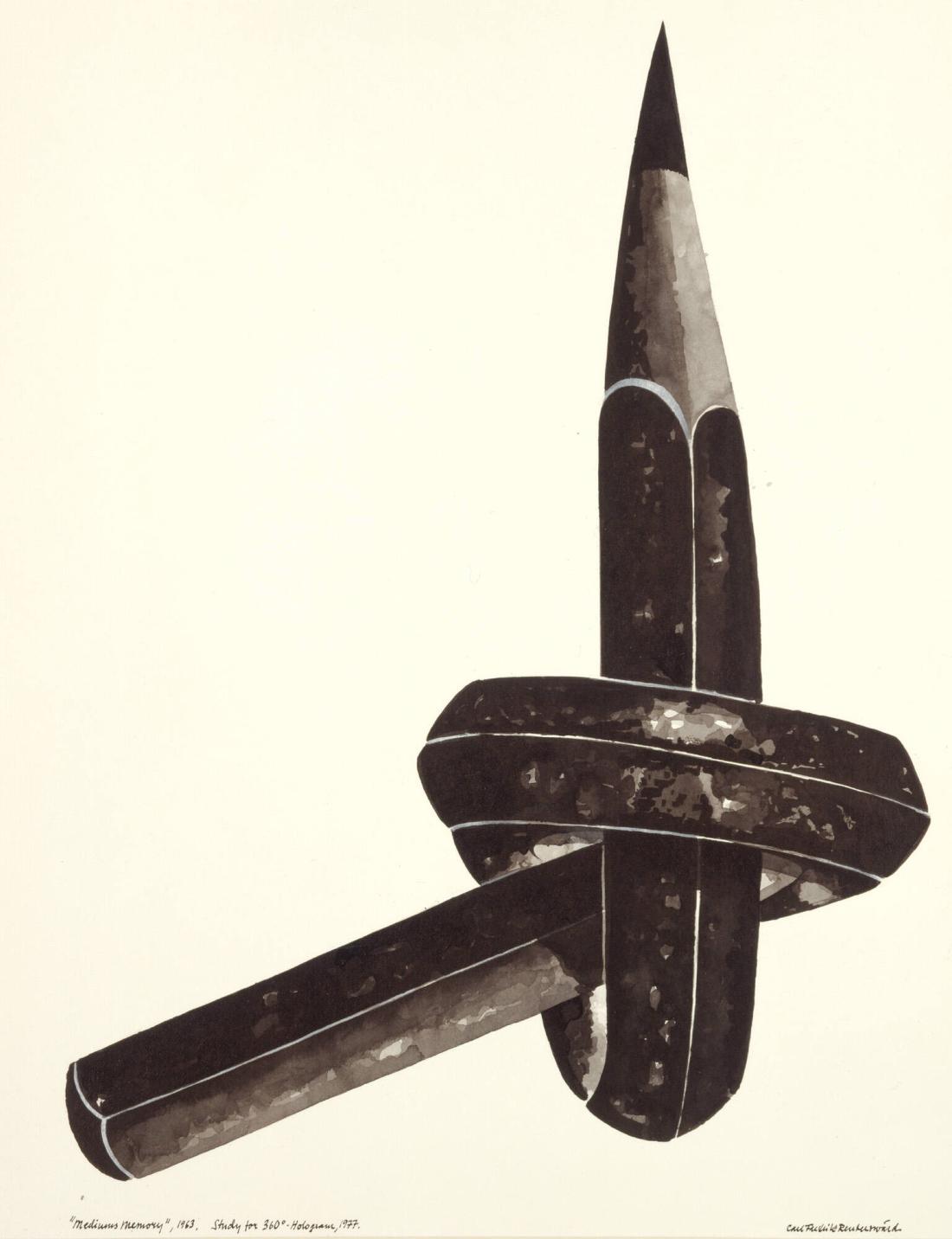 Mediums Memory (studie till 360 grader hologram, 1977)