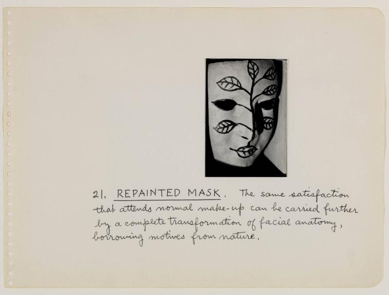 21. REPAINTED MASK. From the Album Objects of My Affection