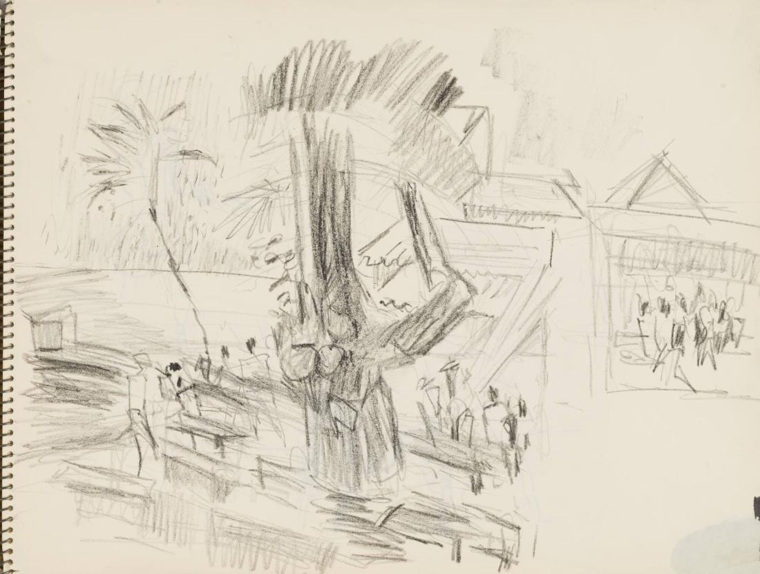 Skissblock nr 92, New York, Martinique, Amboise, fem syskon