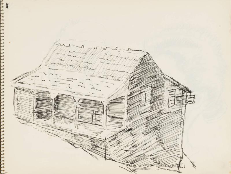 Skissblock nr 92, New York, Martinique, Amboise, fem syskon