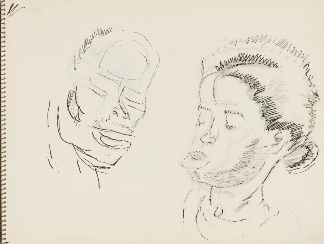 Skissblock nr 92, New York, Martinique, Amboise, fem syskon