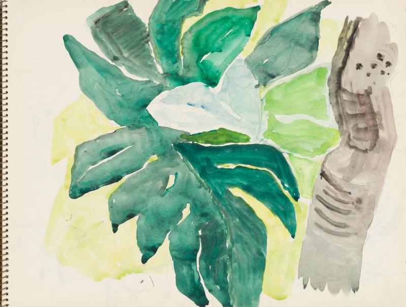 Skissblock nr 92, New York, Martinique, Amboise, fem syskon