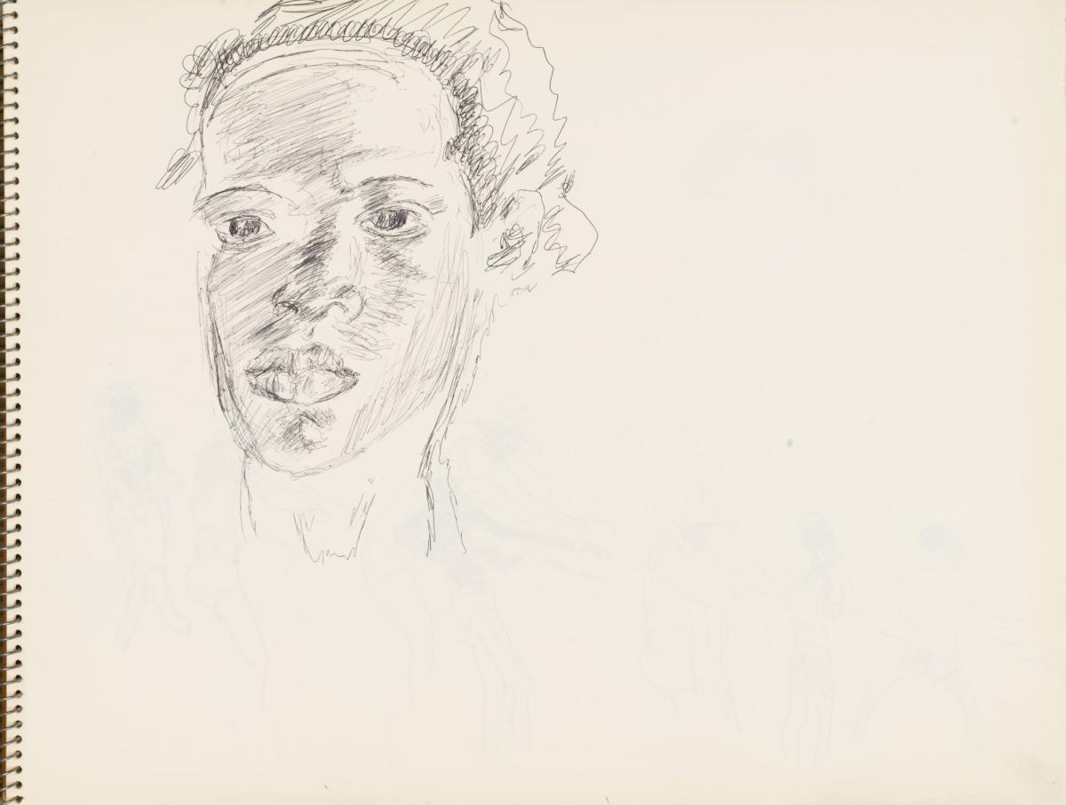 Skissblock nr 92, New York, Martinique, Amboise, fem syskon