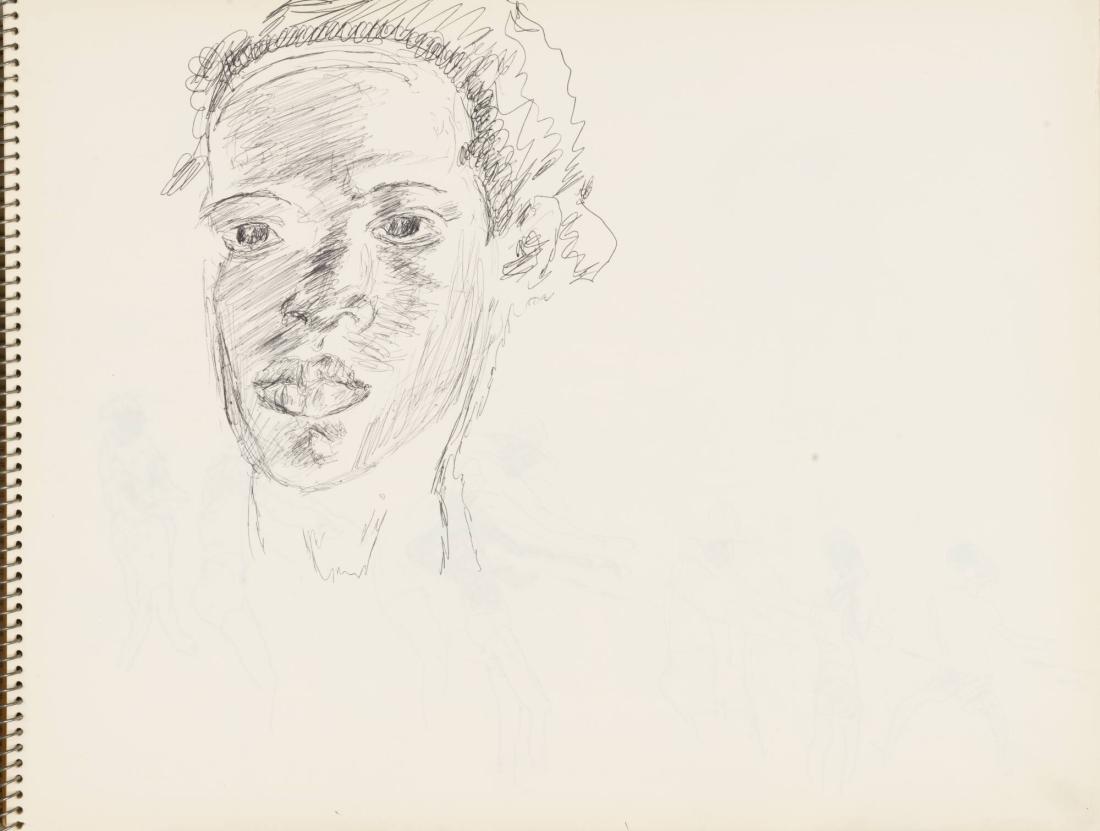 Skissblock nr 92, New York, Martinique, Amboise, fem syskon