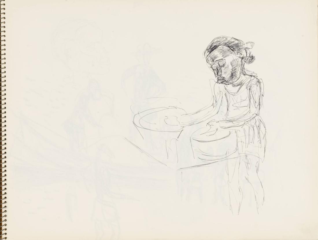 Skissblock nr 92, New York, Martinique, Amboise, fem syskon