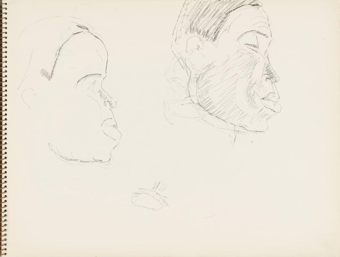 Skissblock nr 92, New York, Martinique, Amboise, fem syskon