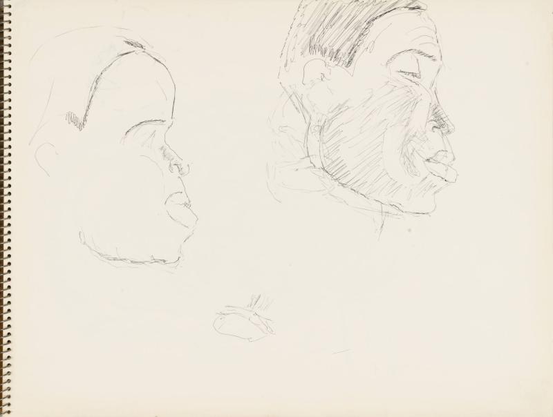 Skissblock nr 92, New York, Martinique, Amboise, fem syskon