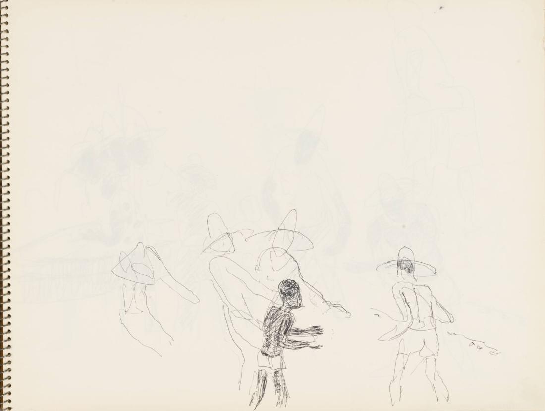 Skissblock nr 92, New York, Martinique, Amboise, fem syskon