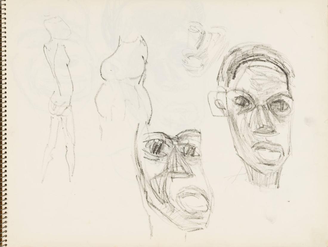 Skissblock nr 92, New York, Martinique, Amboise, fem syskon