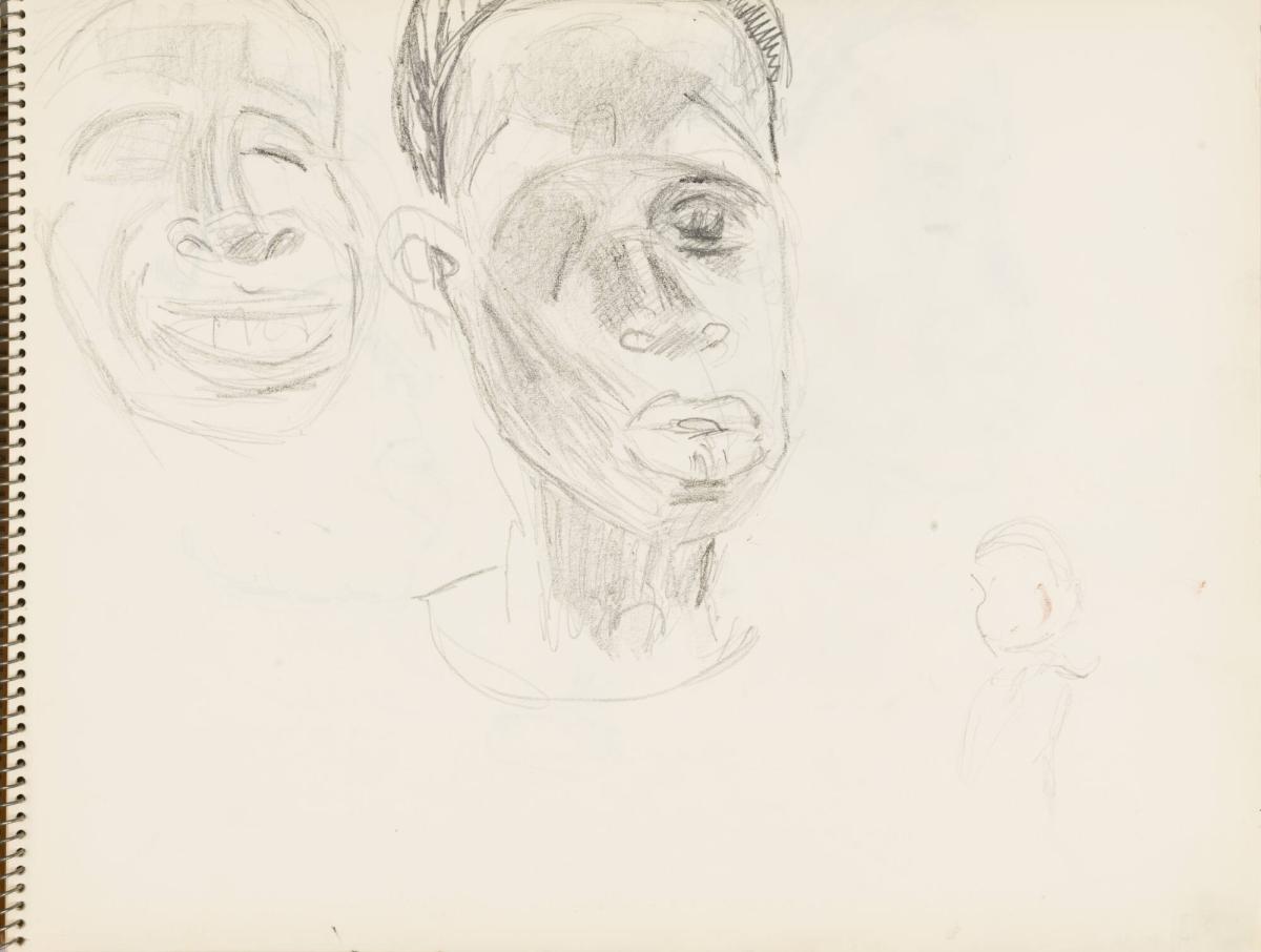 Skissblock nr 92, New York, Martinique, Amboise, fem syskon