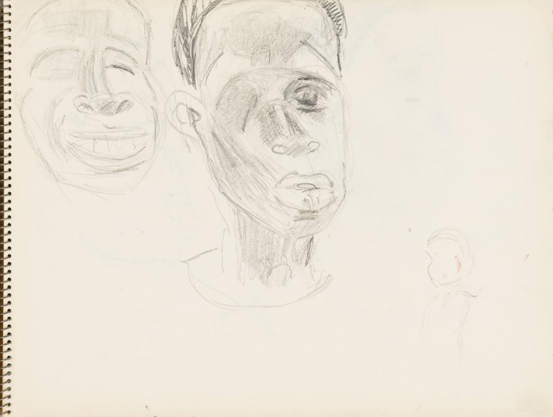 Skissblock nr 92, New York, Martinique, Amboise, fem syskon