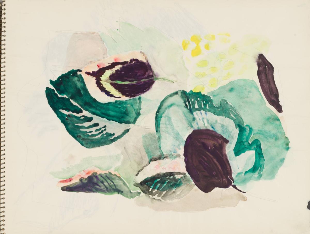 Skissblock nr 92, New York, Martinique, Amboise, fem syskon