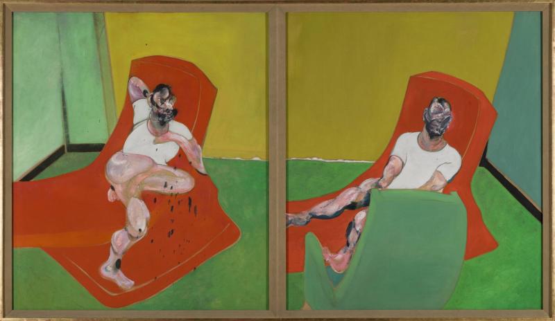 Double Portrait of Lucian Freud and Frank Auerbach