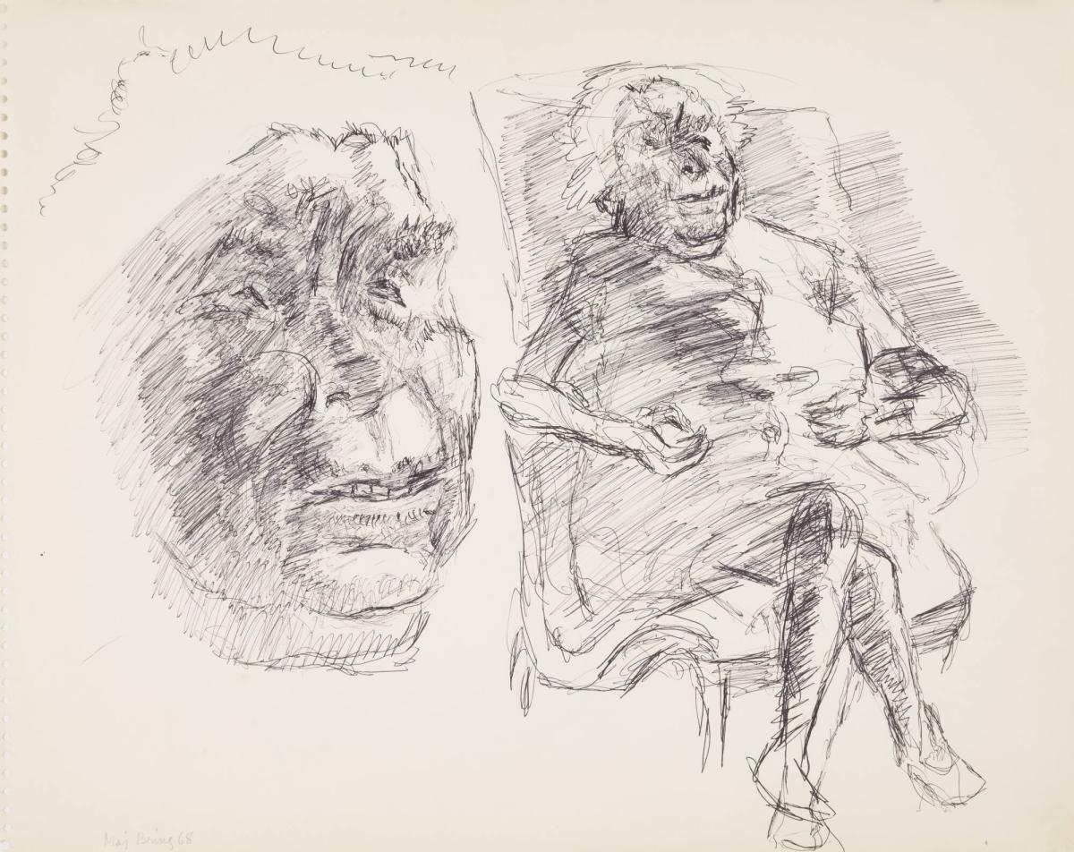 Skissblock nr 75, Frimärket, motstånd, Maj Bring, Maja Braathen