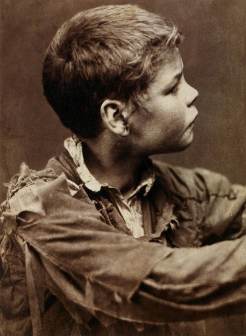 Boy in profile