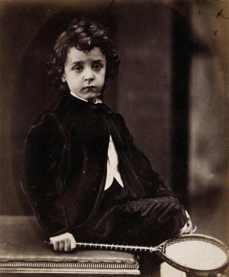 Boy with a Tennis Racquet