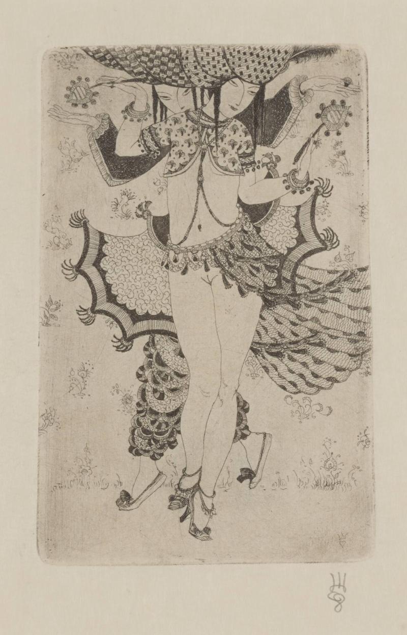 Dansare i orientaliska dräkter