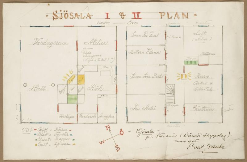 Sjösala I och II, plan