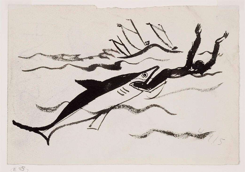 Haj som slukar människa