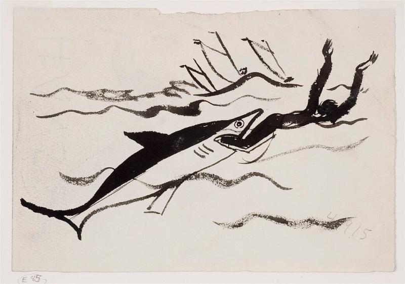 Haj som slukar människa