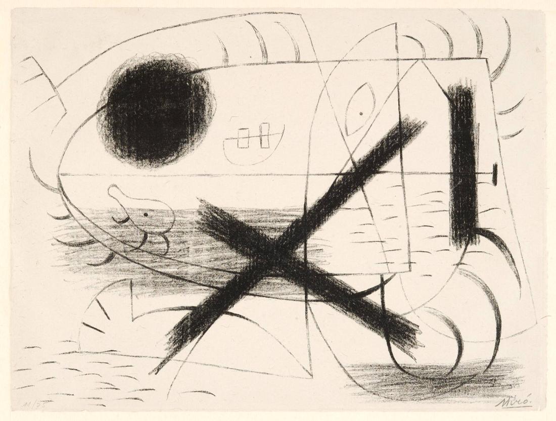 Lithographie en noir