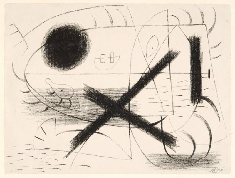 Lithographie en noir