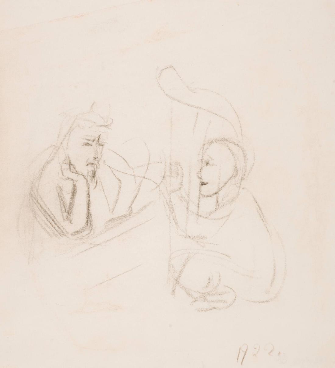 David och Saul (efter Kronberg)