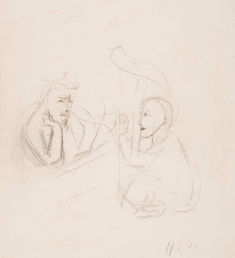 David och Saul (efter Kronberg)