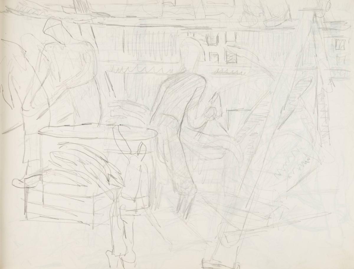 Skissblock nr 64, Skärhamn