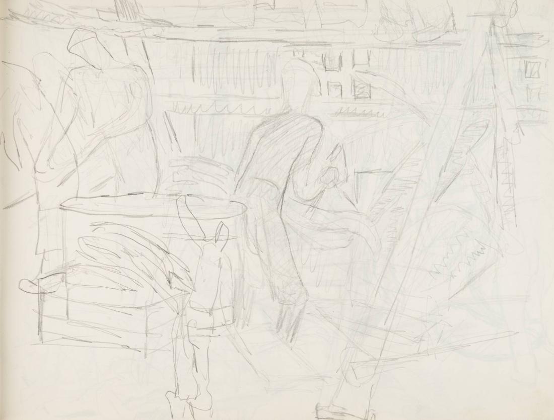 Skissblock nr 64, Skärhamn