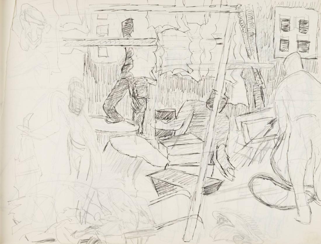 Skissblock nr 64, Skärhamn