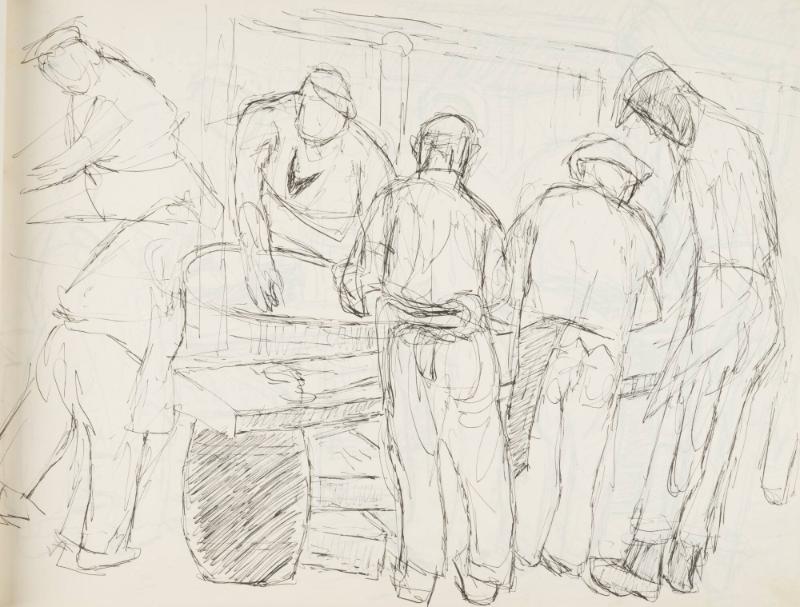 Skissblock nr 64, Skärhamn