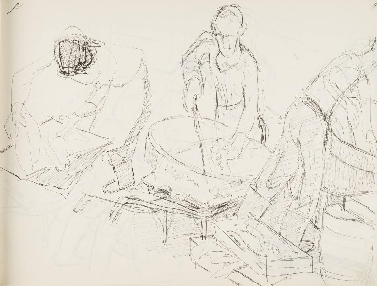 Skissblock nr 64, Skärhamn