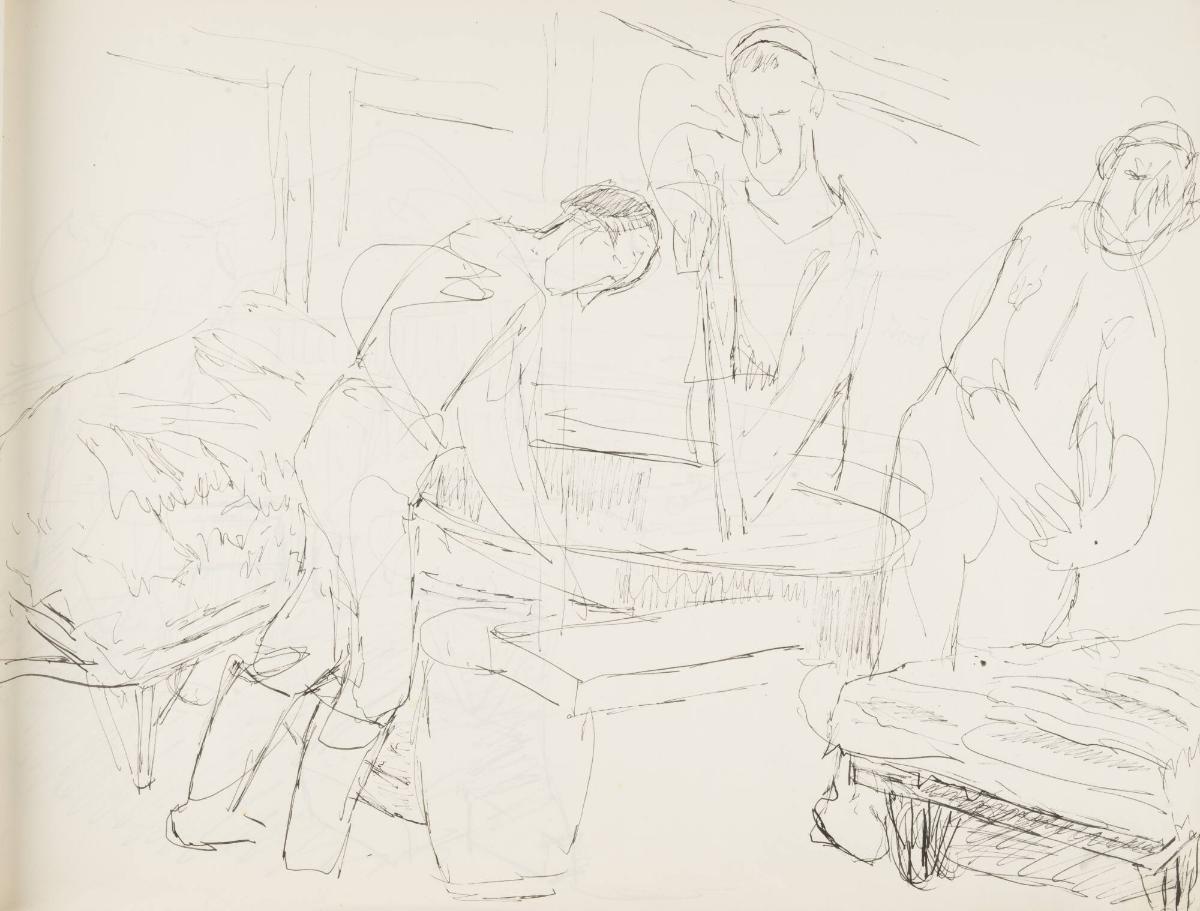 Skissblock nr 64, Skärhamn