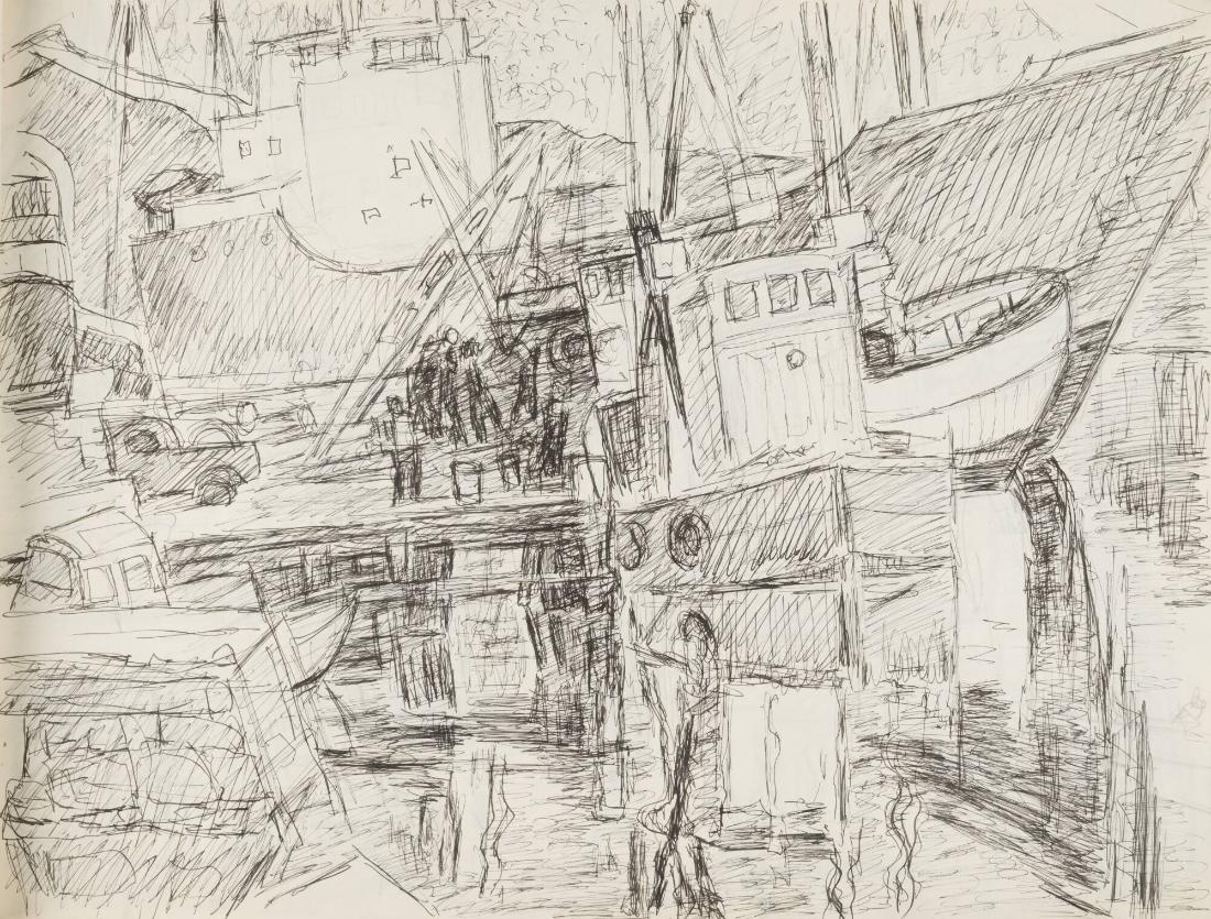 Skissblock nr 64, Skärhamn