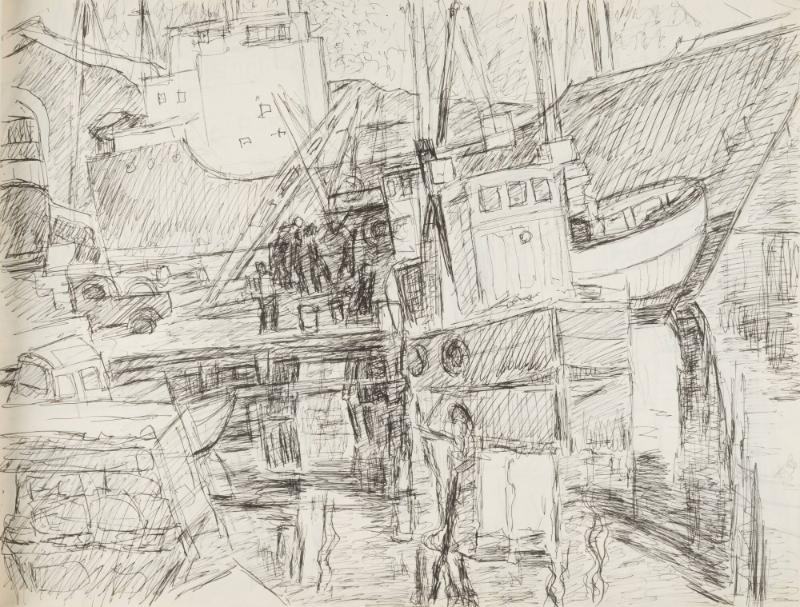 Skissblock nr 64, Skärhamn