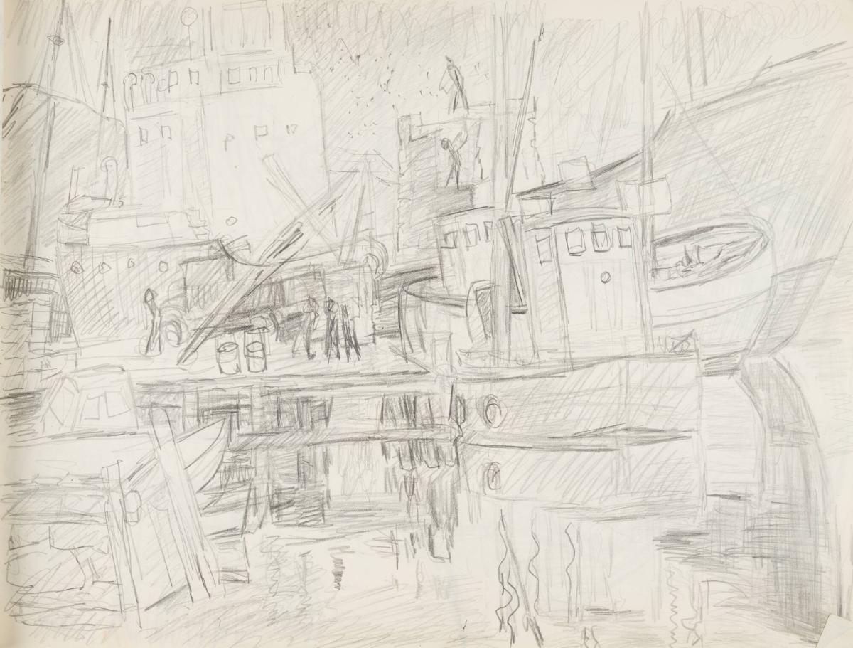 Skissblock nr 64, Skärhamn