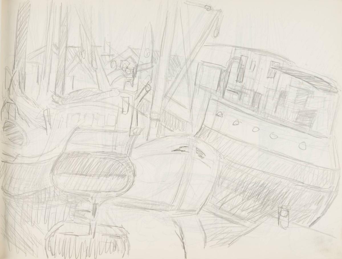 Skissblock nr 64, Skärhamn