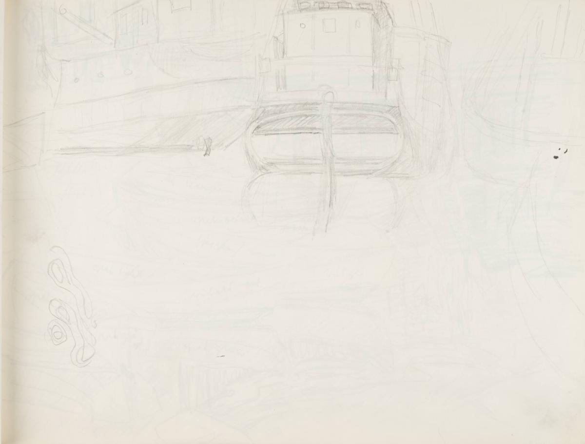 Skissblock nr 64, Skärhamn