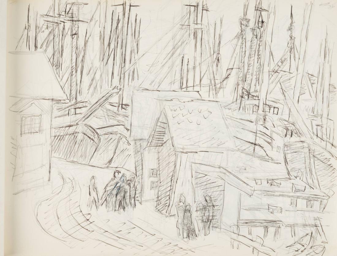 Skissblock nr 64, Skärhamn