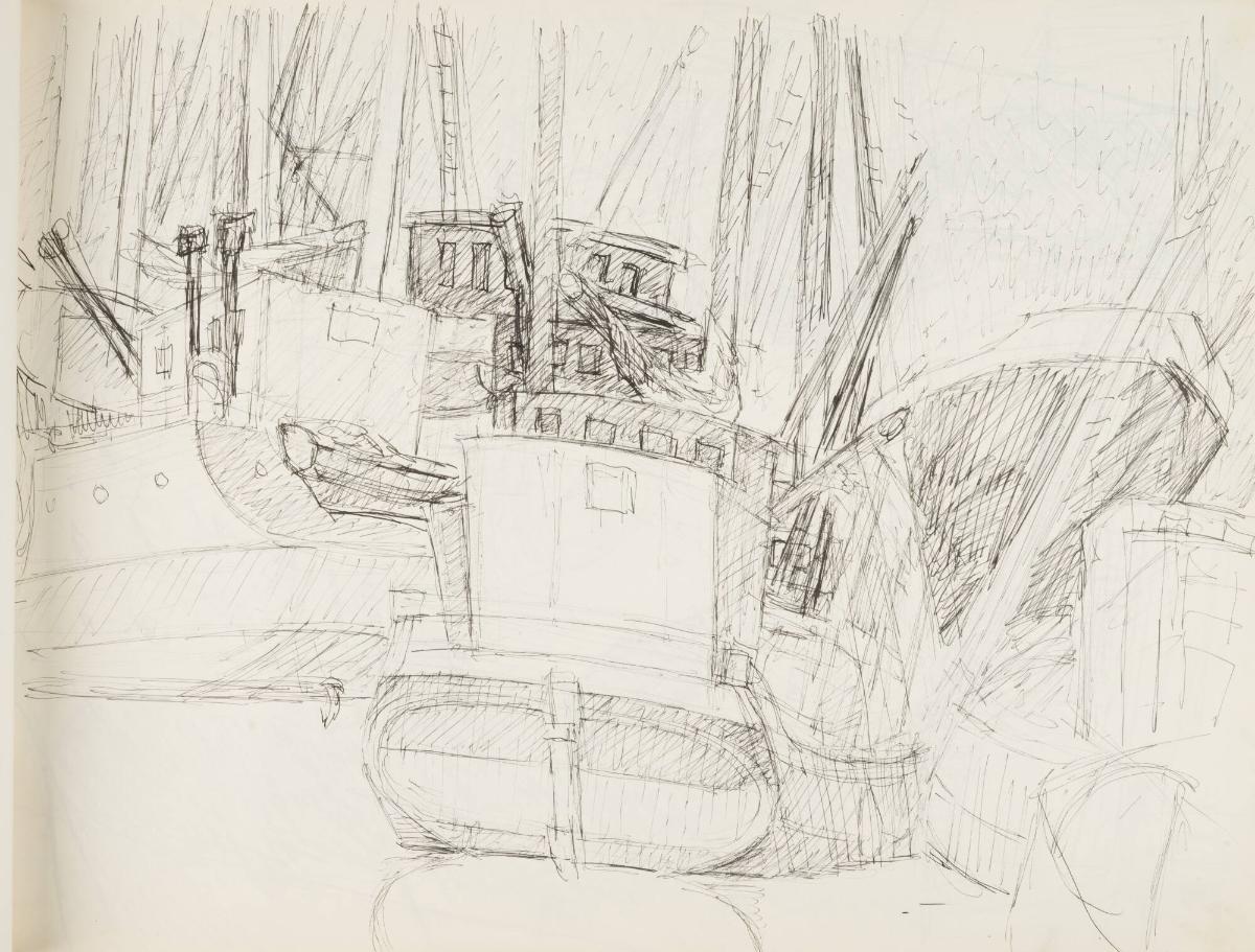 Skissblock nr 64, Skärhamn