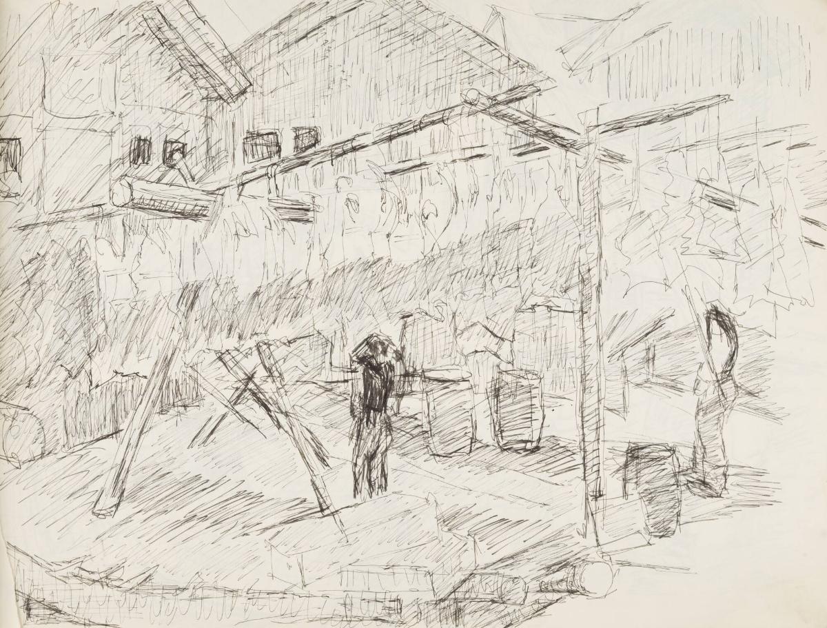 Skissblock nr 64, Skärhamn