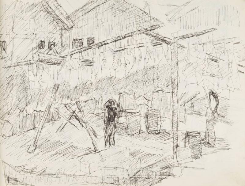 Skissblock nr 64, Skärhamn