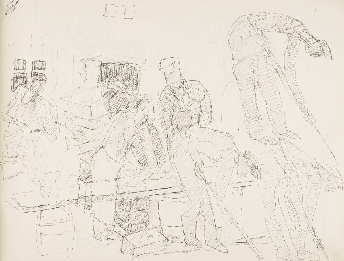 Skissblock nr 64, Skärhamn