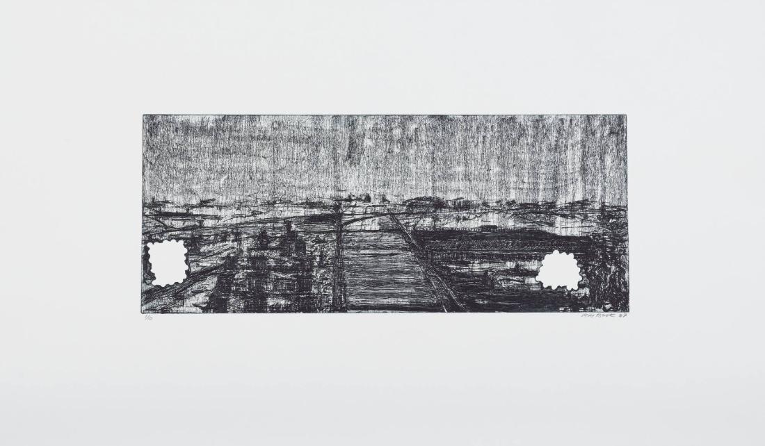 Komposition med landskap